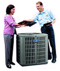 Certified HVAC service technicians